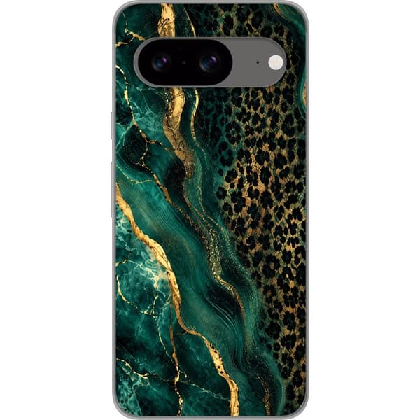 Kompatibelt Mobilskal till Google Pixel 8 Emerald Leopard