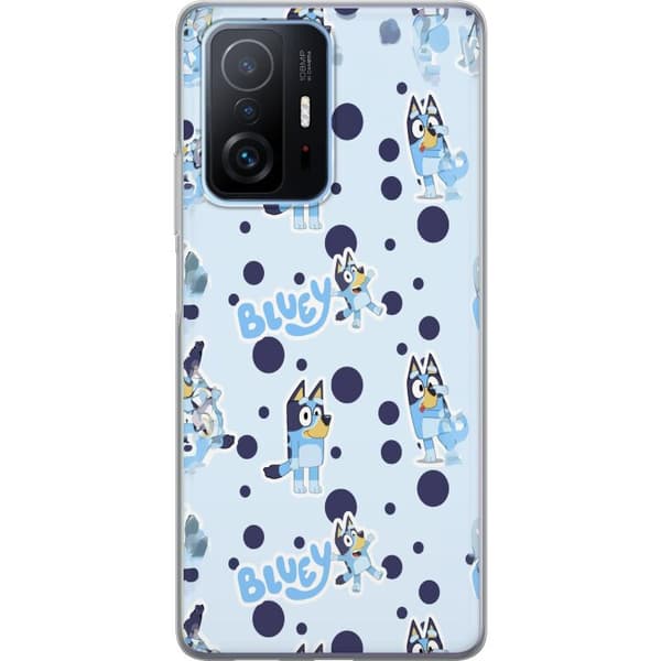 Kompatibelt Mobildeksel til Xiaomi 11T Pro Bluey-mønster i lyseblå design