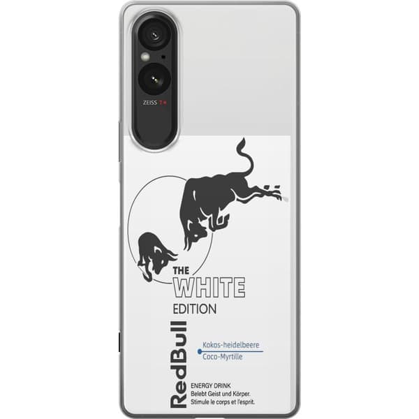 Kompatibelt Mobildeksel til Sony Xperia 5 V Moderne Red Bull White Edition design