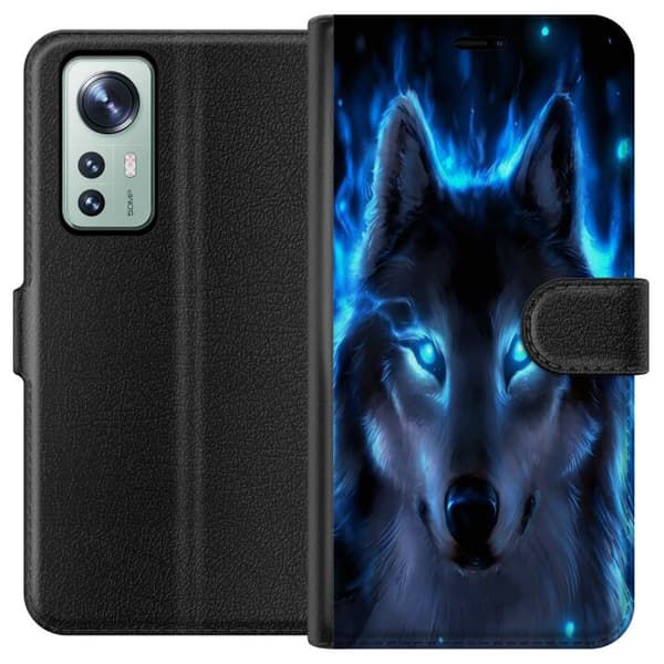 Kompatibel Tegnebogsetui til Xiaomi 12 Ulv