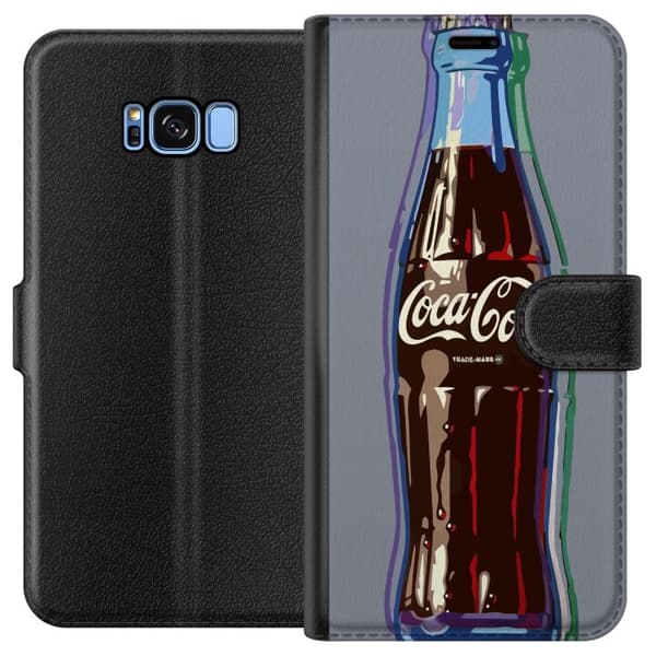 Kompatibelt Plånboksfodral till Samsung Galaxy S8 Coca Cola