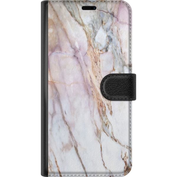 Kompatibelt Lommeboketui til Apple iPhone 14 marmor