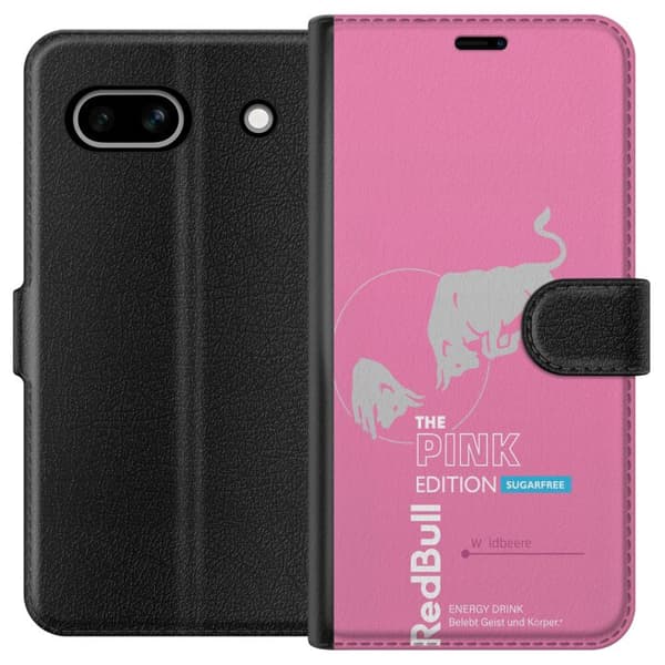 Kompatibelt Plånboksfodral till Google Pixel 7a Modern rosa energidrycksdesign