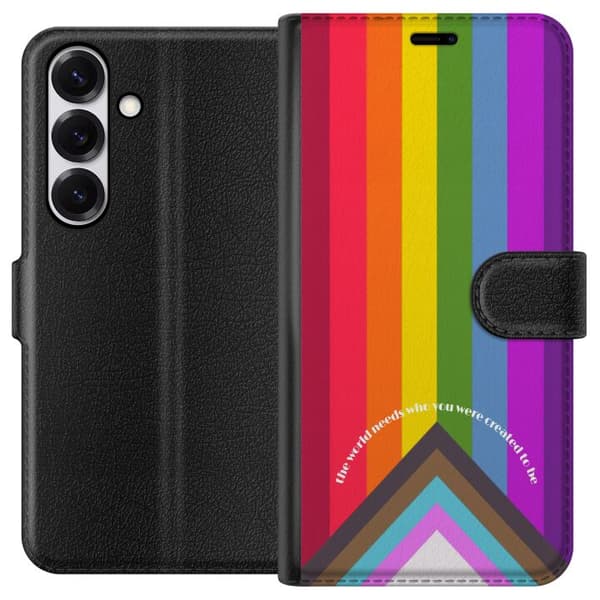Kompatibel Tegnebogsetui til Samsung Galaxy S26 Hej verden!