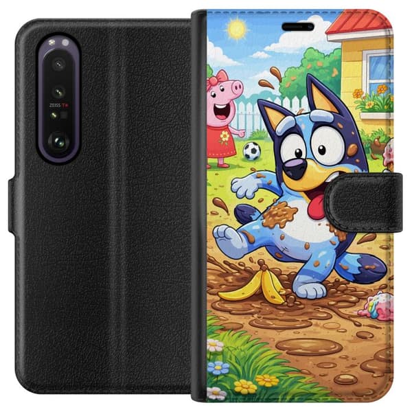 Kompatibelt Plånboksfodral till Sony Xperia 1 III Blåy