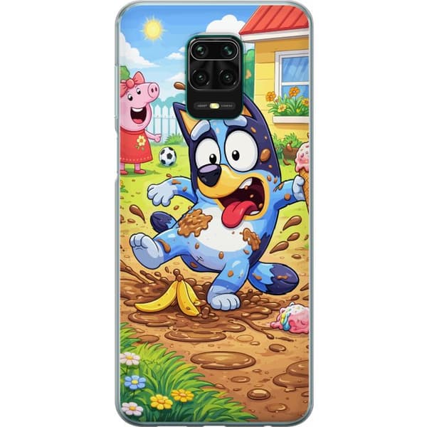 Kompatibelt Mobildeksel til Xiaomi Redmi Note 9 Pro Blåy