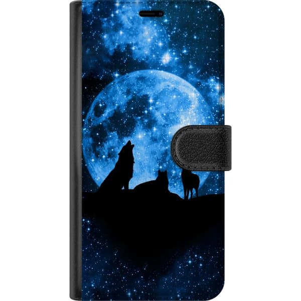 Kompatibelt Lommeboketui til Huawei P20 Pro Ulv