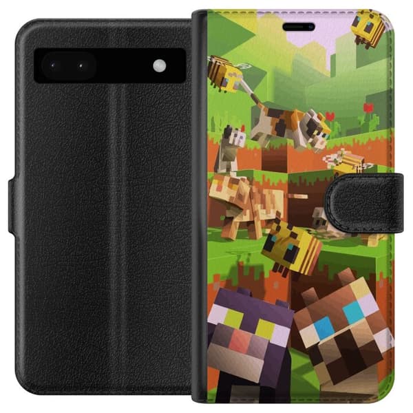 Yhteensopiva Lompakkokotelo Google Pixel 6a MineCraft
