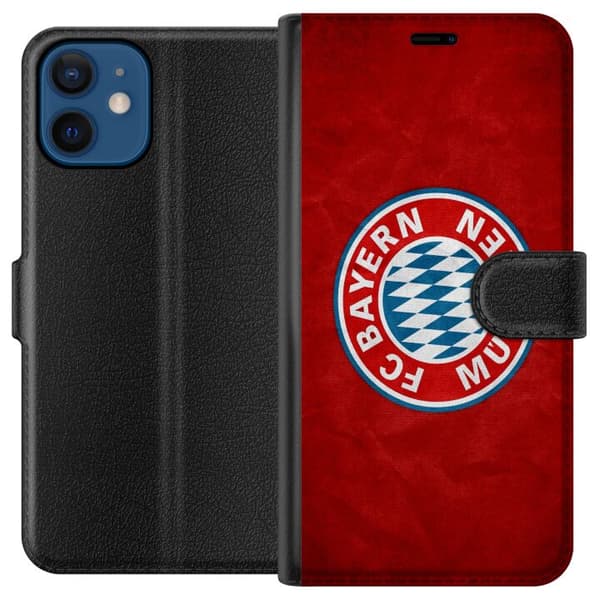 Kompatibel Tegnebogsetui til Apple iPhone 12 mini FC Bayern München