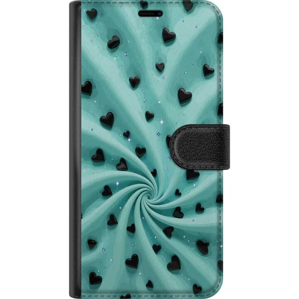 Kompatibel Tegnebogsetui til Apple iPhone 11 Pro Max Romantisk abstrakt hjertemotiv
