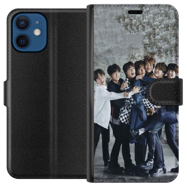 Kompatibel Tegnebogsetui til Apple iPhone 12 mini K-POP BTS