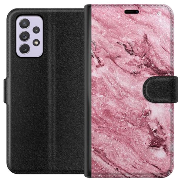 Kompatibelt Lommeboketui til Samsung Galaxy A52s 5G rosa