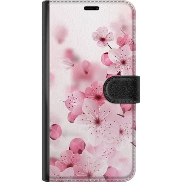 Kompatibelt Lommeboketui til Apple iPhone 5 Kirsebærblomst