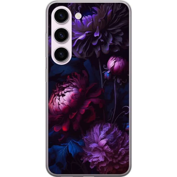 Kompatibelt Mobildeksel til Samsung Galaxy S23 Lilla Blomster