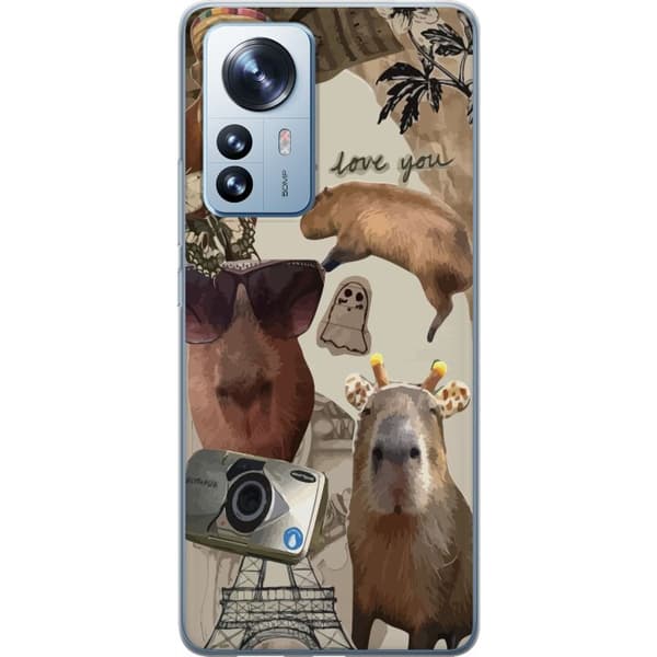 Kompatibelt Mobilskal till Xiaomi 12 Pro Capybara