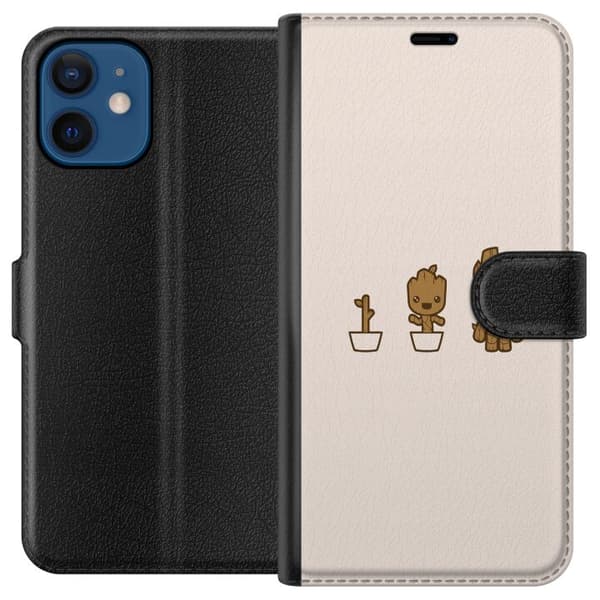 Kompatibelt Lommeboketui til Apple iPhone 12 Groot