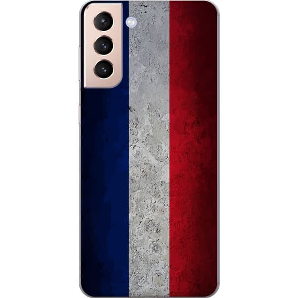 Kompatibelt Mobildeksel til Samsung Galaxy S21 Rent fransk flaggdesign