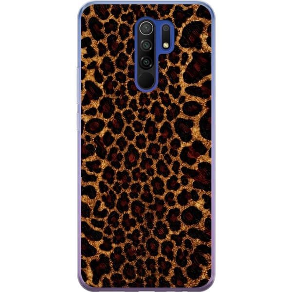 Kompatibelt Mobilskal till Xiaomi Redmi 9 Leopard Icon