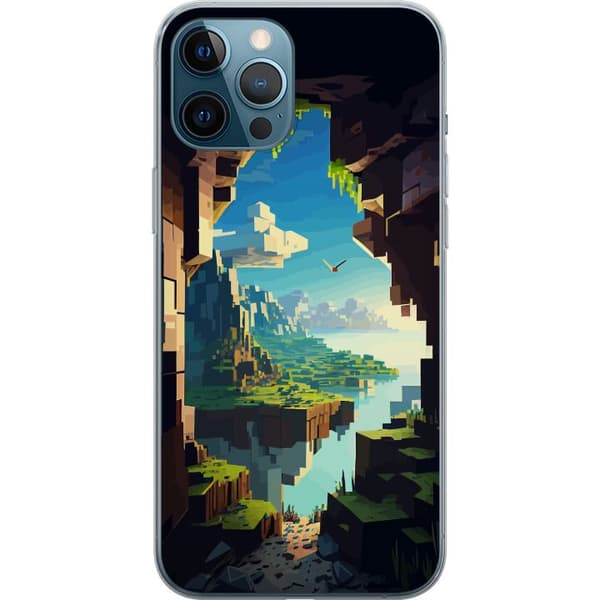 Kompatibelt Mobildeksel til Apple iPhone 12 Pro Max Minecraft