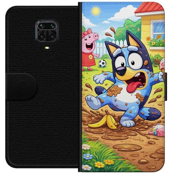 Kompatibel Tegnebogsetui til Xiaomi Redmi Note 9 Pro Blåy