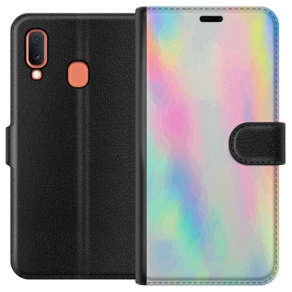 Kompatibelt Plånboksfodral till Samsung Galaxy A20e Mönster