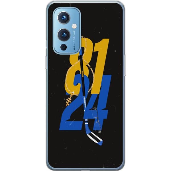 Kompatibelt Mobildeksel til OnePlus 9 Hockeynummer med klubba
