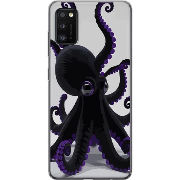 Kompatibelt Mobildeksel til Samsung Galaxy A41 Svart bläckfisk