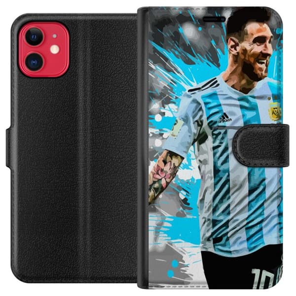 Kompatibelt Plånboksfodral till Apple iPhone 11 Lionel Messi