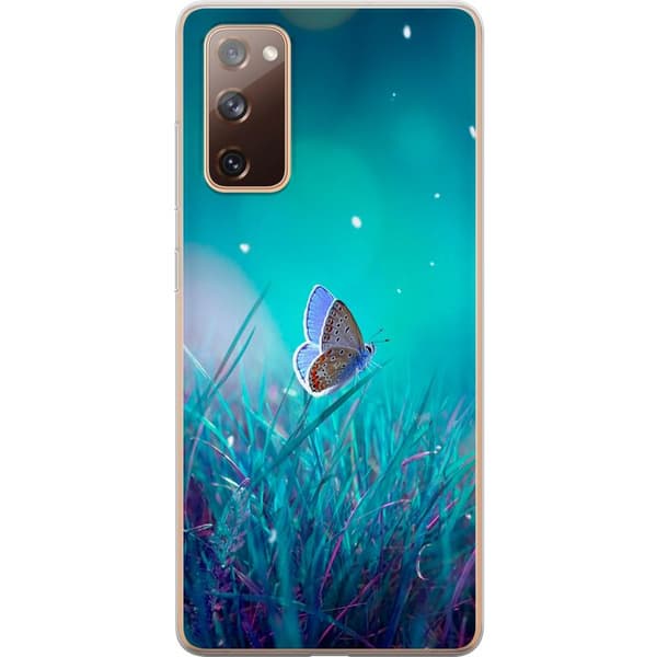 Kompatibelt Mobildeksel til Samsung Galaxy S20 FE Blå sommerfugl