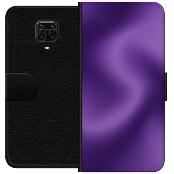 Kompatibelt Plånboksfodral till Xiaomi Redmi Note 9S Purple Motion