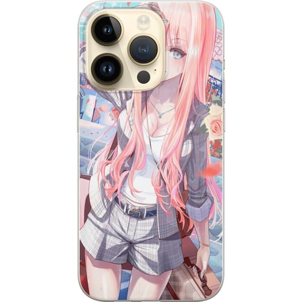Kompatibel Mobilcover til Apple iPhone 14 Pro Anime pige sød
