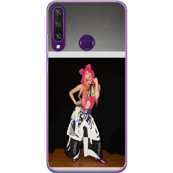 Kompatibel Mobilcover til Huawei Y6p KATSEYE rosa modeporträtt