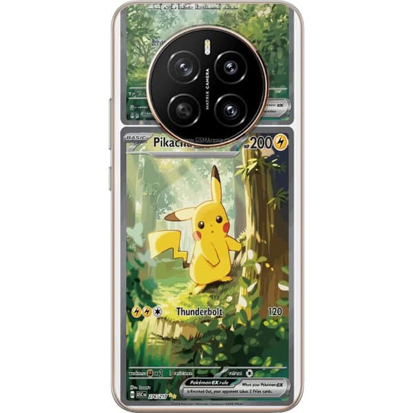 Kompatibelt Mobildeksel til Honor Magic7 Naturinspirert Pikachu-motiv
