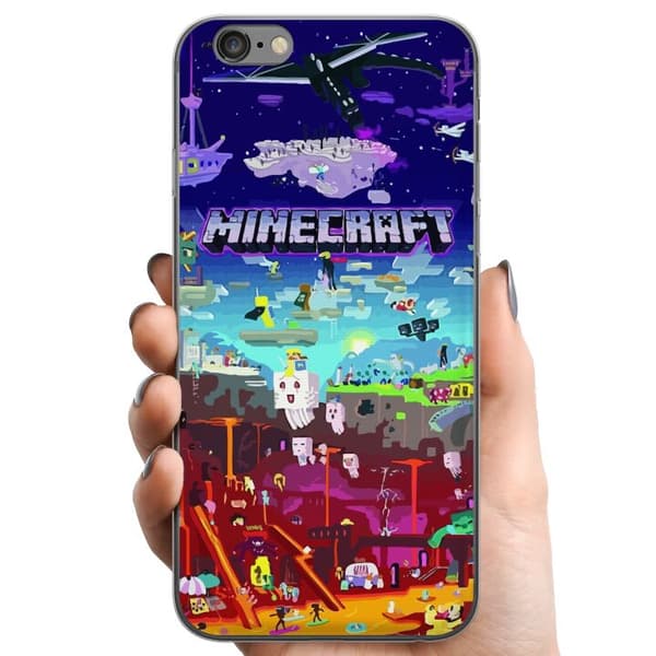 Kompatibel Mobilcover til Apple iPhone 6s Plus MineCraft