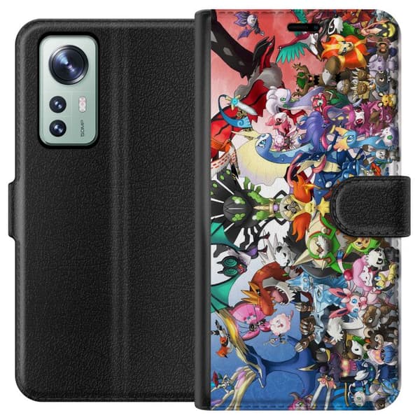 Kompatibel Tegnebogsetui til Xiaomi 12 Pokemon
