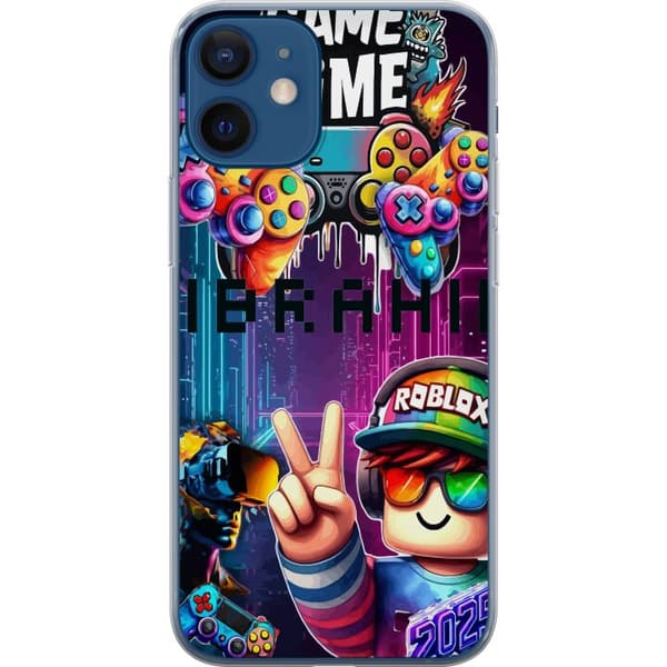 Kompatibelt Mobilskal till Apple iPhone 12 Neon Gamer Art