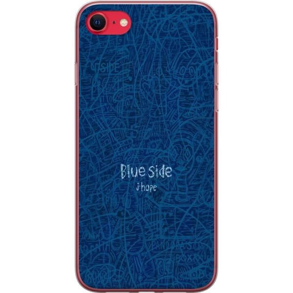 Kompatibelt Mobildeksel til Apple iPhone SE (2020) Blue Side klotter