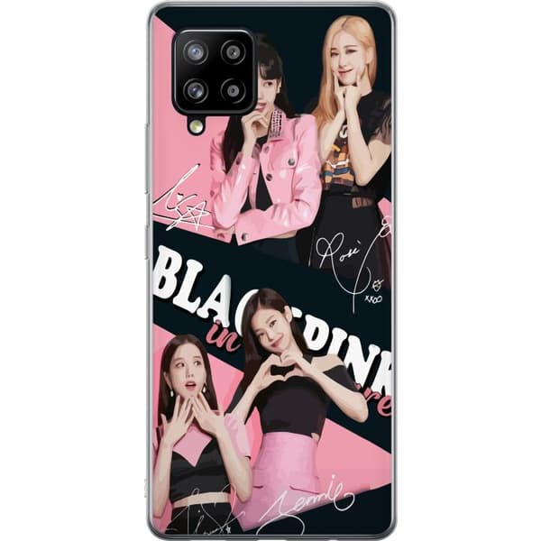 Kompatibelt Mobildeksel til Samsung Galaxy A42 5G Blackpink collage