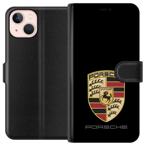 Kompatibelt Plånboksfodral till Apple iPhone 13 PORSCHE