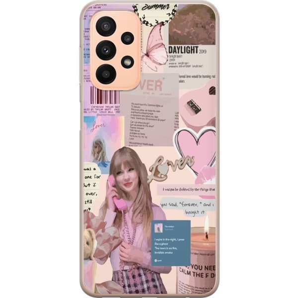 Kompatibelt Mobilskal till Samsung Galaxy A23 taylor swift
