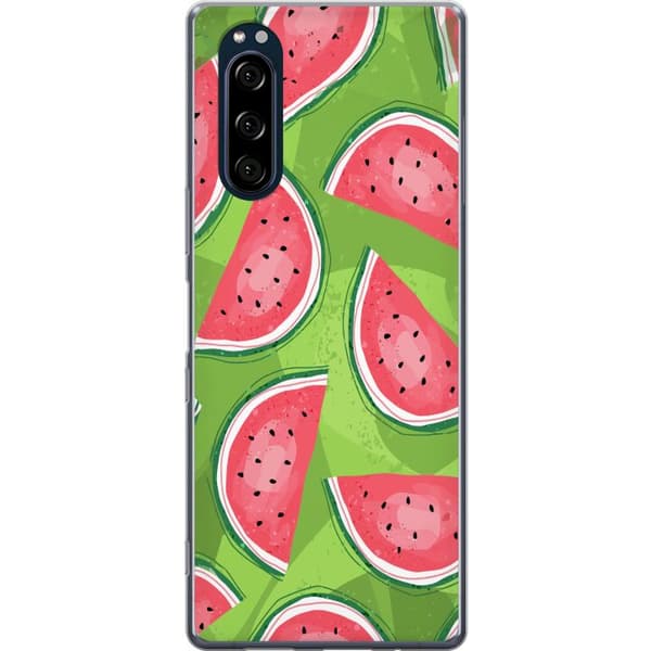 Kompatibelt Mobildeksel til Sony Xperia 5 Vattenmelon
