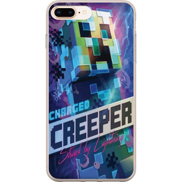 Yhteensopiva Puhelinkuori Apple iPhone 8 Plus Minecraft Creeper
