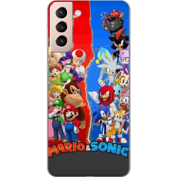 Kompatibel Mobilcover til Samsung Galaxy S21 Super Mario