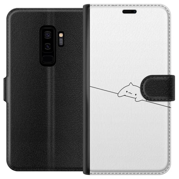 Kompatibel Tegnebogsetui til Samsung Galaxy S9+ Hjælp Kat