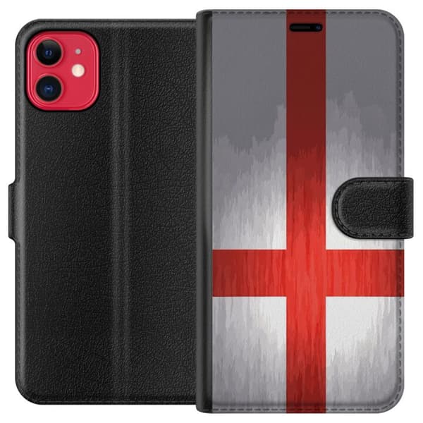 Kompatibelt Plånboksfodral till Apple iPhone 11 Englands flagga