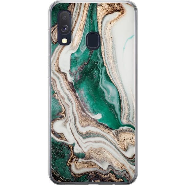 Kompatibelt Mobilskal till Samsung Galaxy A40 Grön
