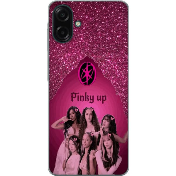 Kompatibelt Mobildeksel til Samsung Galaxy A07 4G KATSEYE Pinky Up