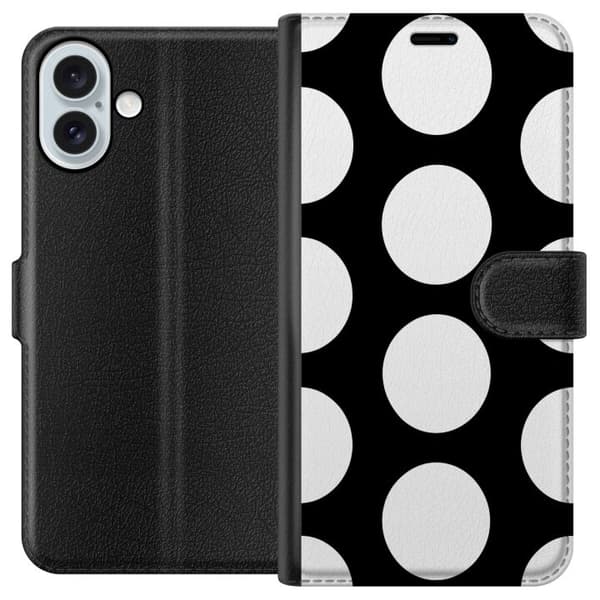 Kompatibelt Plånboksfodral till Apple iPhone 16 Plus Mono Pop