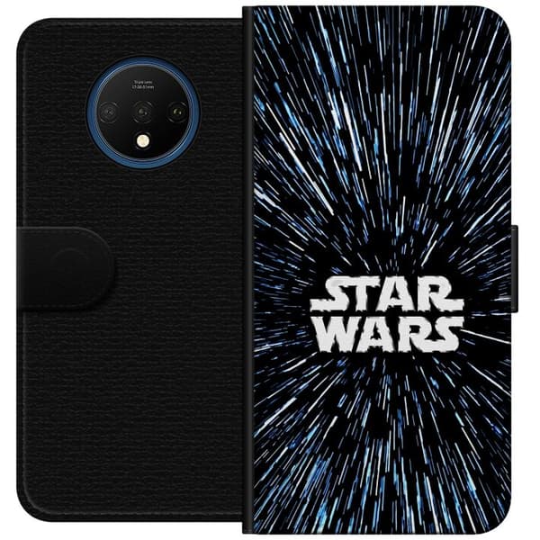 Kompatibel Tegnebogsetui til OnePlus 7T Klassisk Star Wars design med rumfølelse