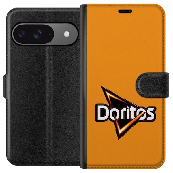 Kompatibel Tegnebogsetui til Google Pixel 9 Pro Sleek Doritos design med ikonisk logo